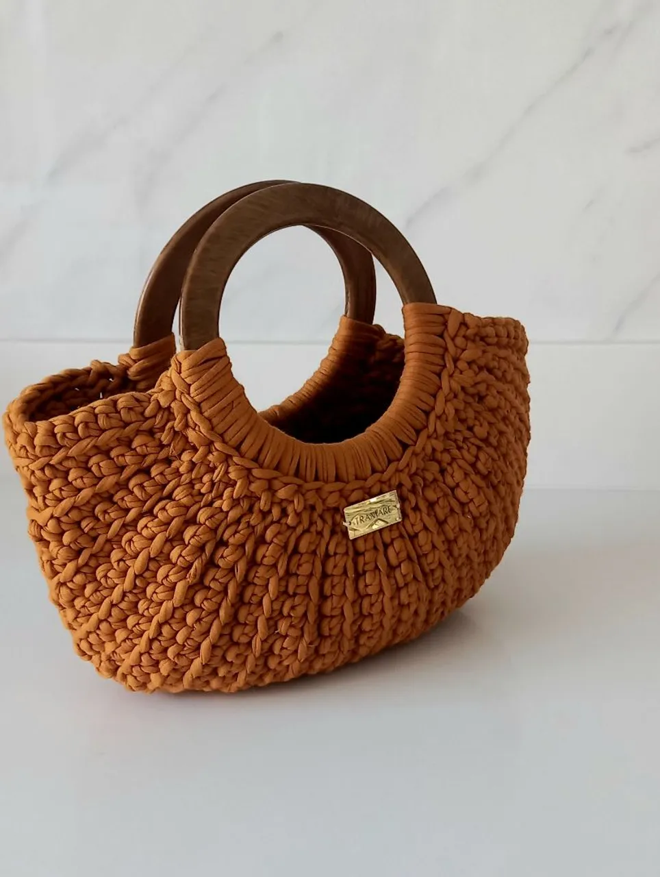 Bolsa de Crochê Terracota