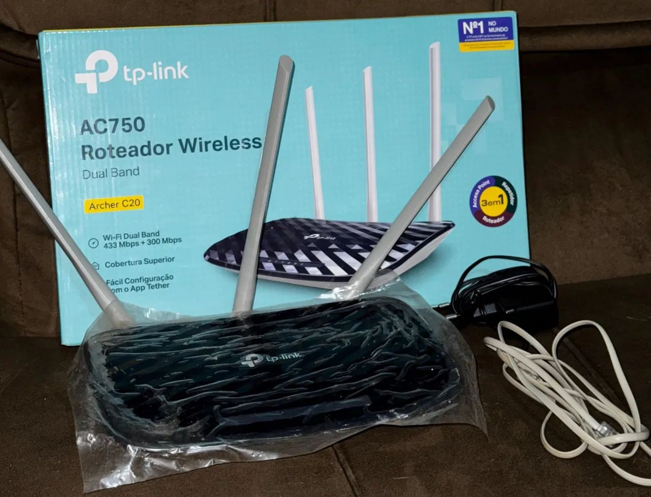 Roteador Wireless TP-Link AC750 Archer C20 Dual Band