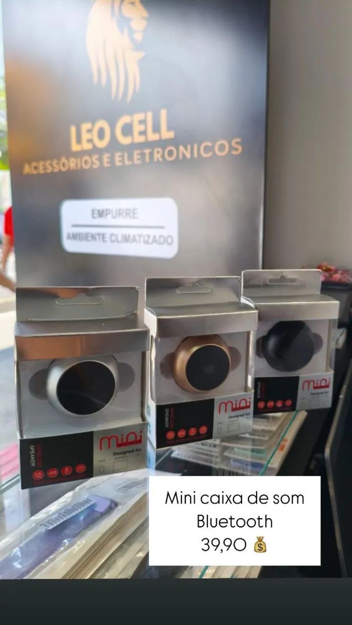 Mini Caixa de Som Bluetooth 
