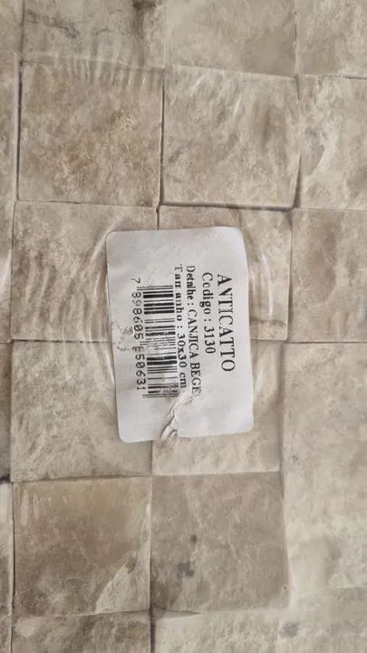 Revestimento mosaico Canjica Travertino - Foto 3