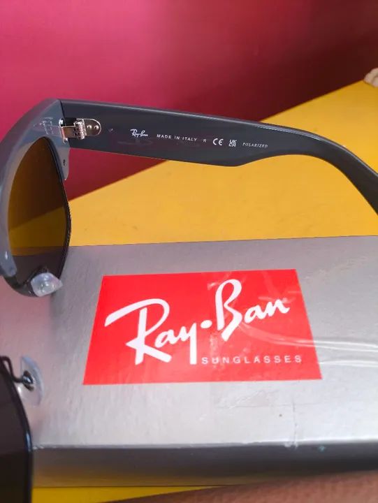 Óculos de Sol Ray-Ban ClubMaster Novo - Foto 3
