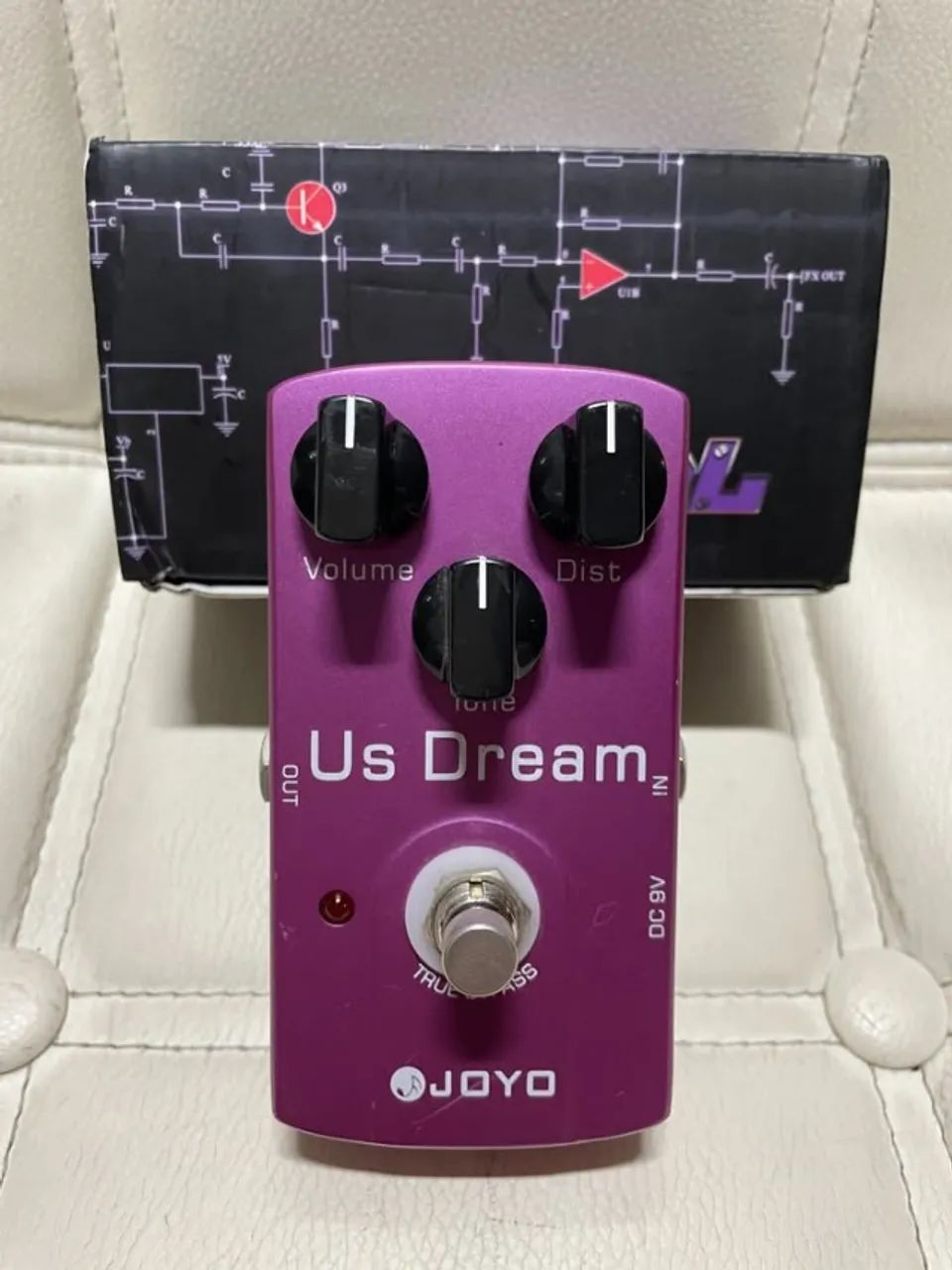 Pedal Efeito Guitarra Joyo Jf-34 - Us Drean - True By Pass!! Copia Riot Suhr!!