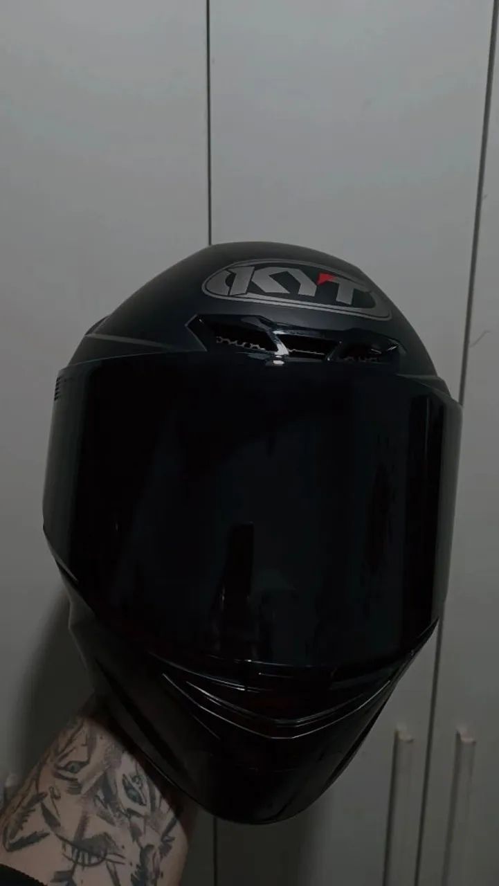 capacete kyt tt-course 58/60 leia a descrição  - Foto 2