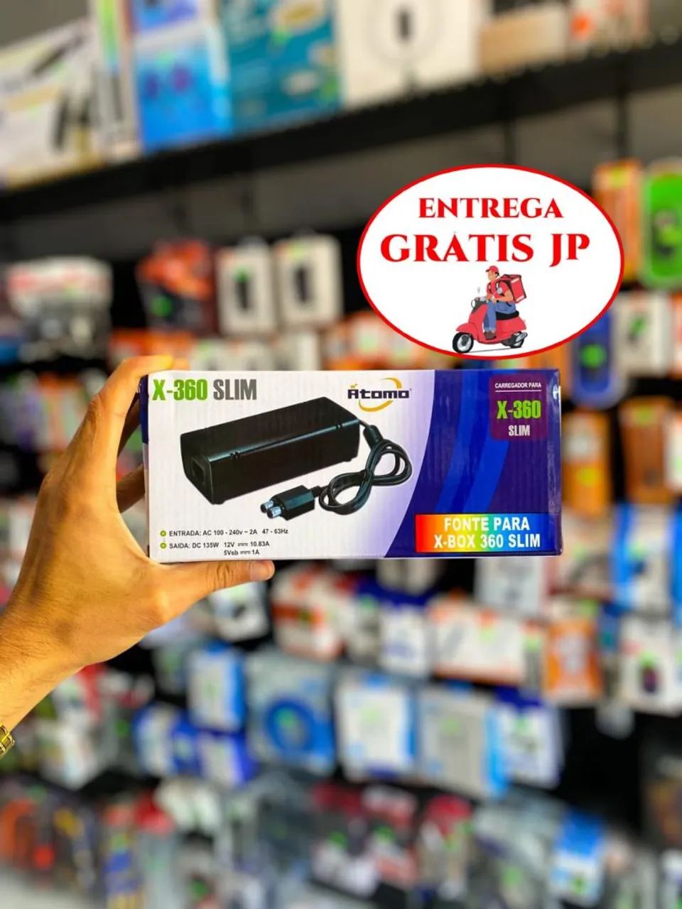 FONTE PARA XBOX 360 SLIM 2 PINOS