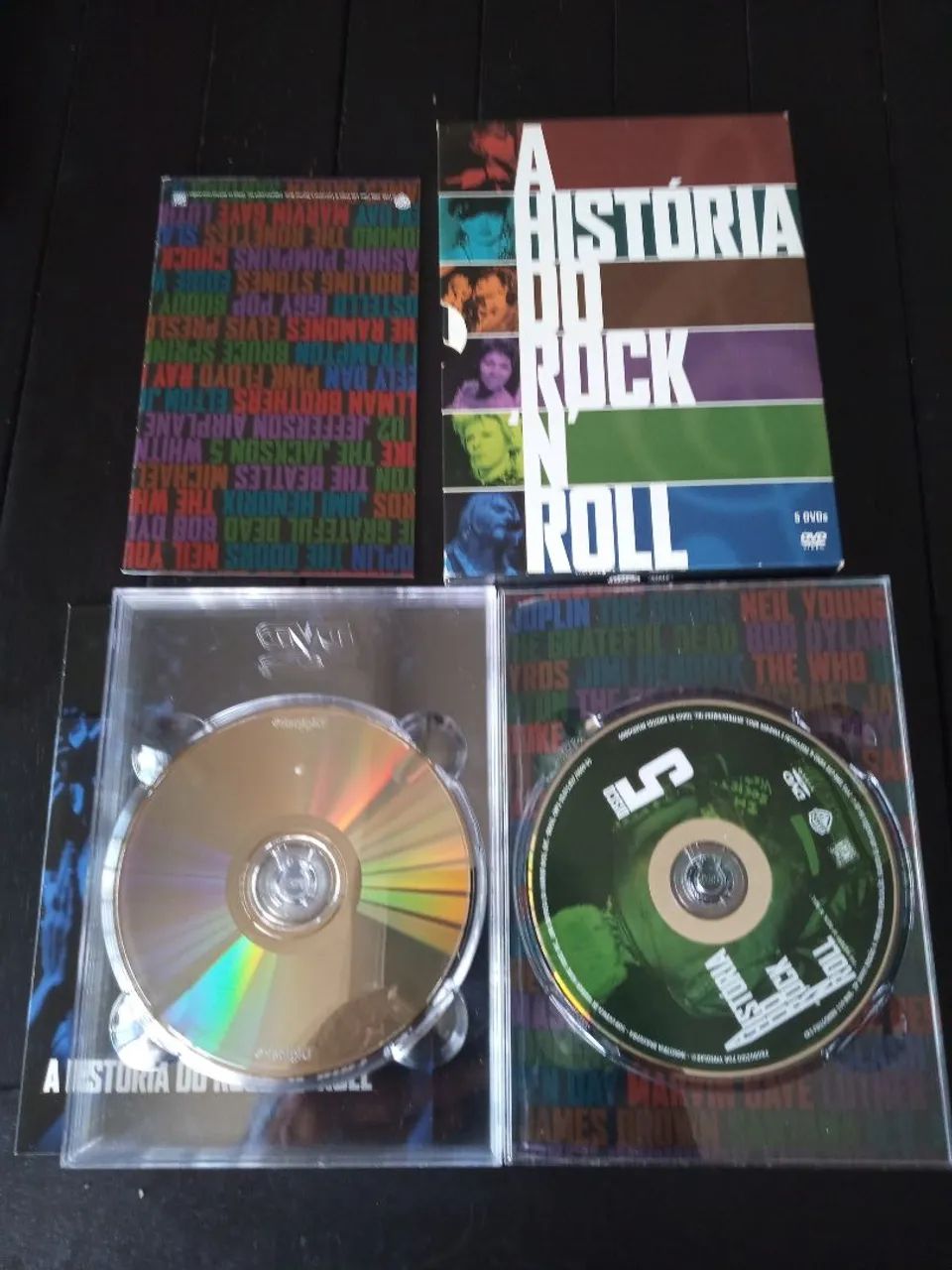 DVD A HISTÓRIA DO ROCK 'N' ROLL 1995/2004 Boxset Com 5 Discos  - Foto 4