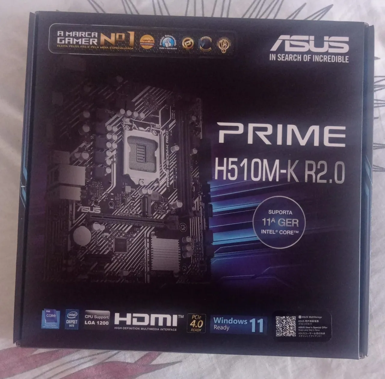 Placa-Mãe ASUS PRIME H510M-K R2.0