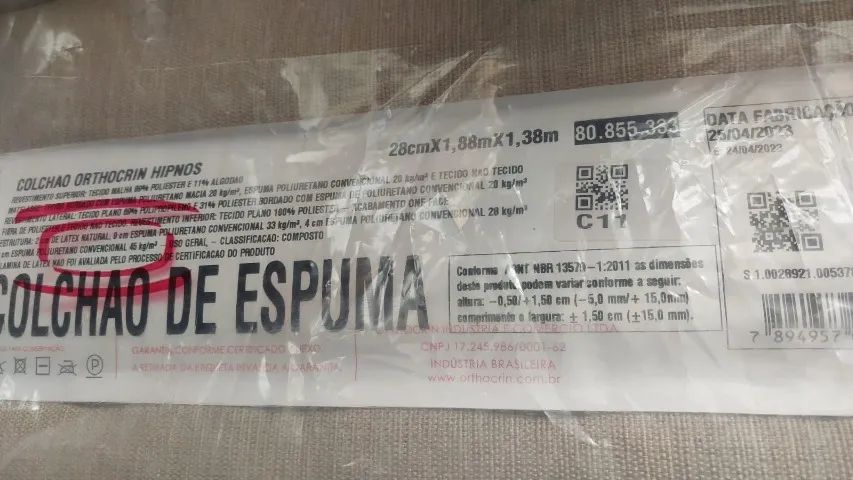 COLCHÃO ORTHOCRIM MODELO HIPNOS QUASE ZERO - Foto 4