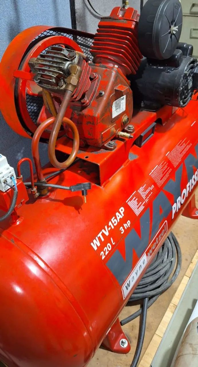 Compressor de ar wayne  220 litros - Foto 5