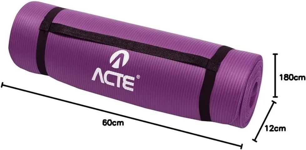 Tapete Acte Comfort de Yoga Macio T54-RX - Roxo - Foto 5