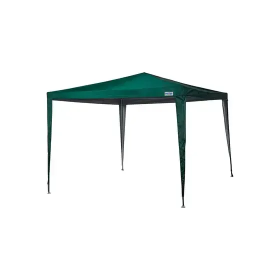 Gazebo Poliester Oxford Verde com Silvercoating 3m x 3m - MOR