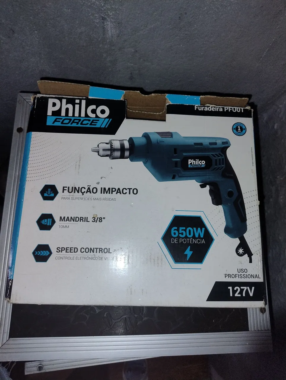 Furadeira de Impacto Philco Force 650W - Pro valor 250 fissional