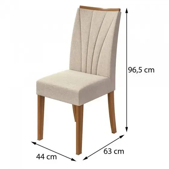 Conjunto Com 4 Cadeiras Sala De Jantar - Foto 4