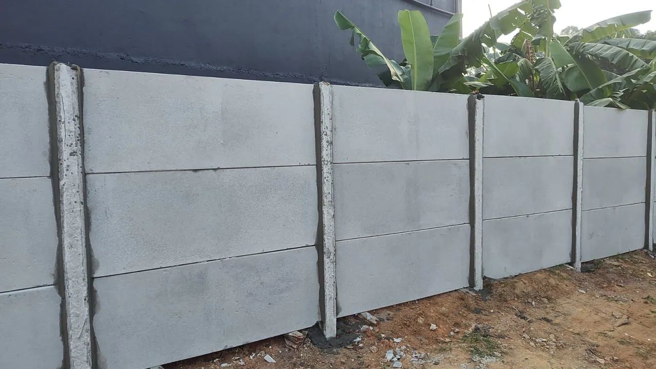Muro pré moldado de concreto