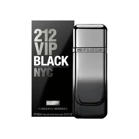 Perfume 212 Vip Black Elixir Carolina Herrera Eau de Parfum 100ml - Foto 2