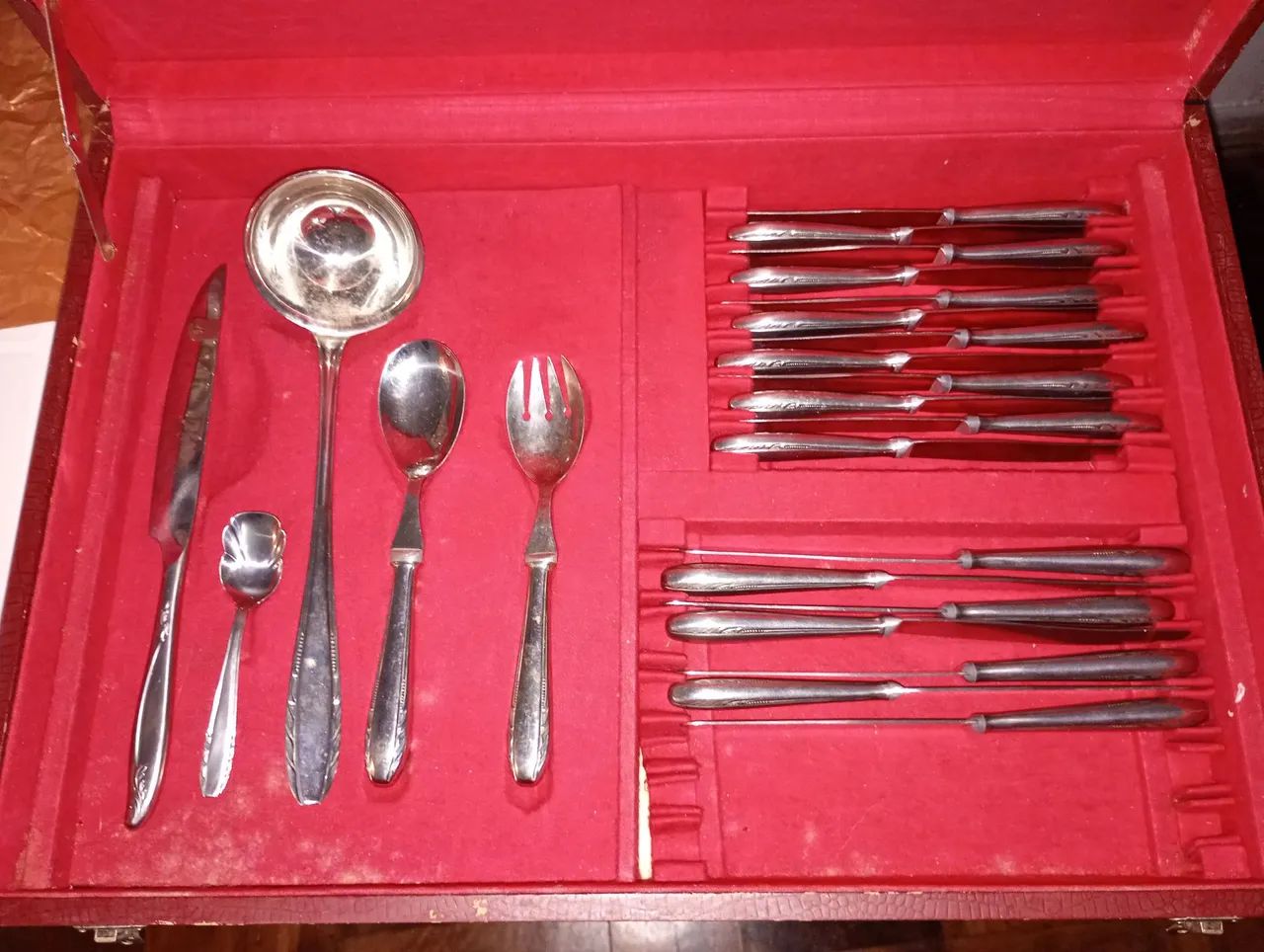 Belo Faqueiro Antigo Inox - LEIA TODO O ANÚNCIO - Foto 2