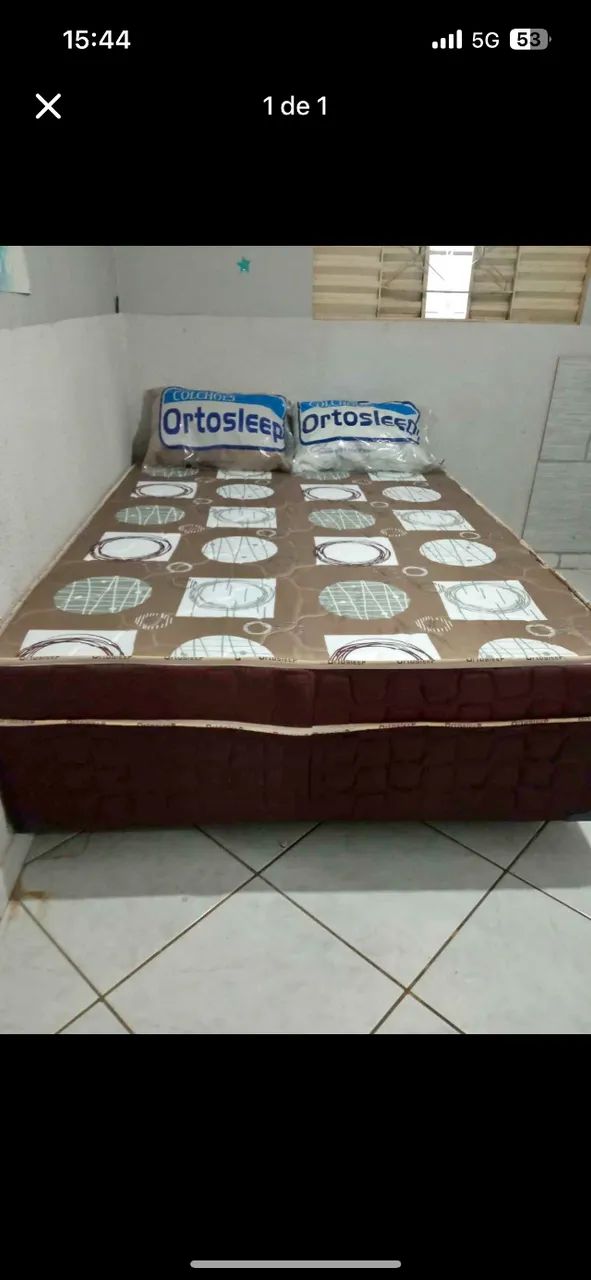 Cama box casal e solteiro 