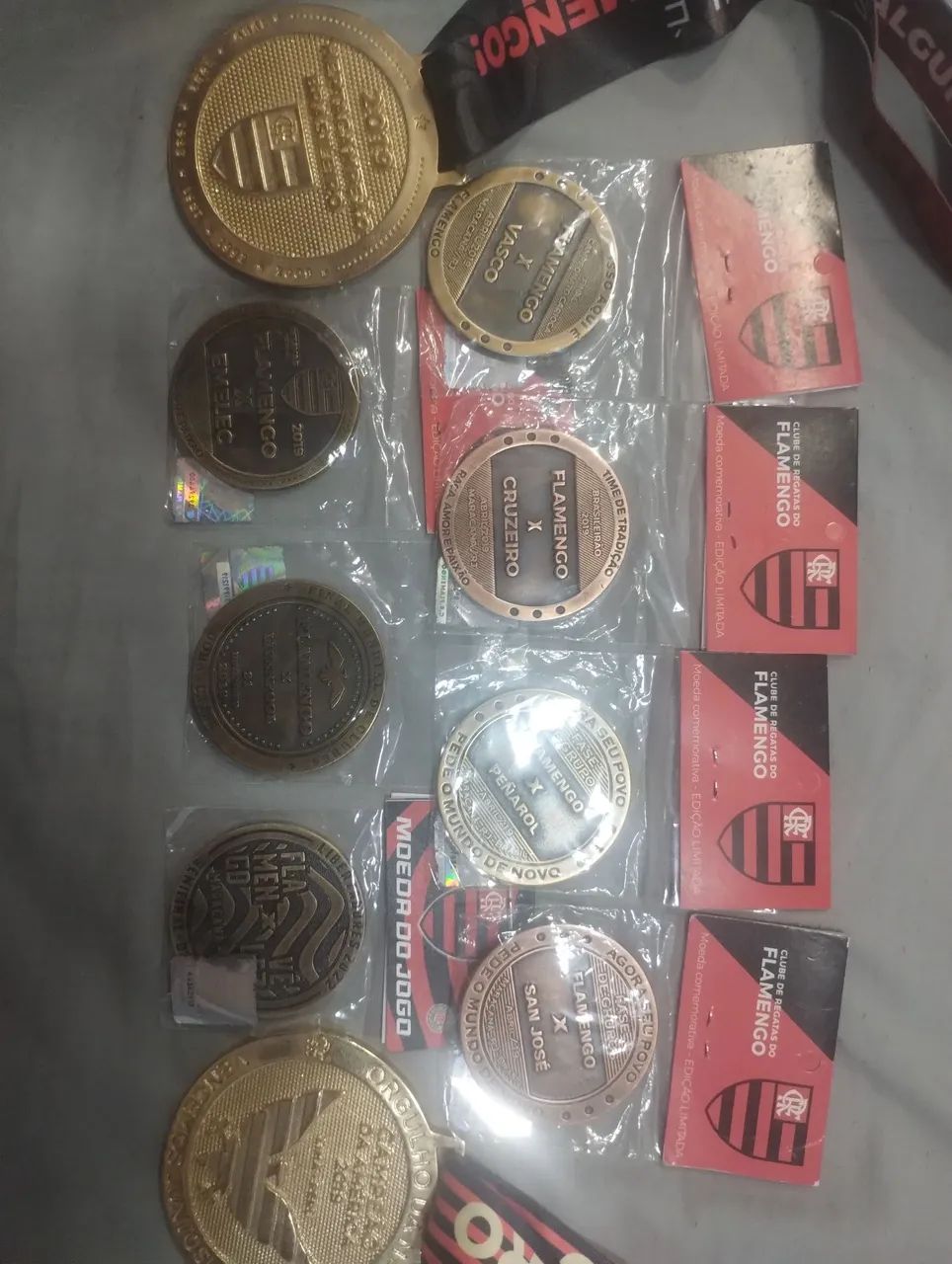 Medalhas / Moedas do Flamengo  - Foto 2