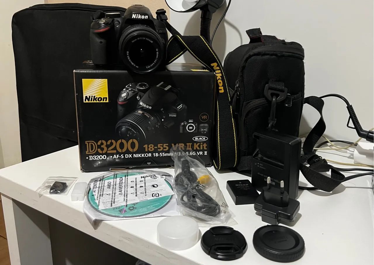 Câmera Nikon D3200 Kit 18-55 VR II - Foto 4