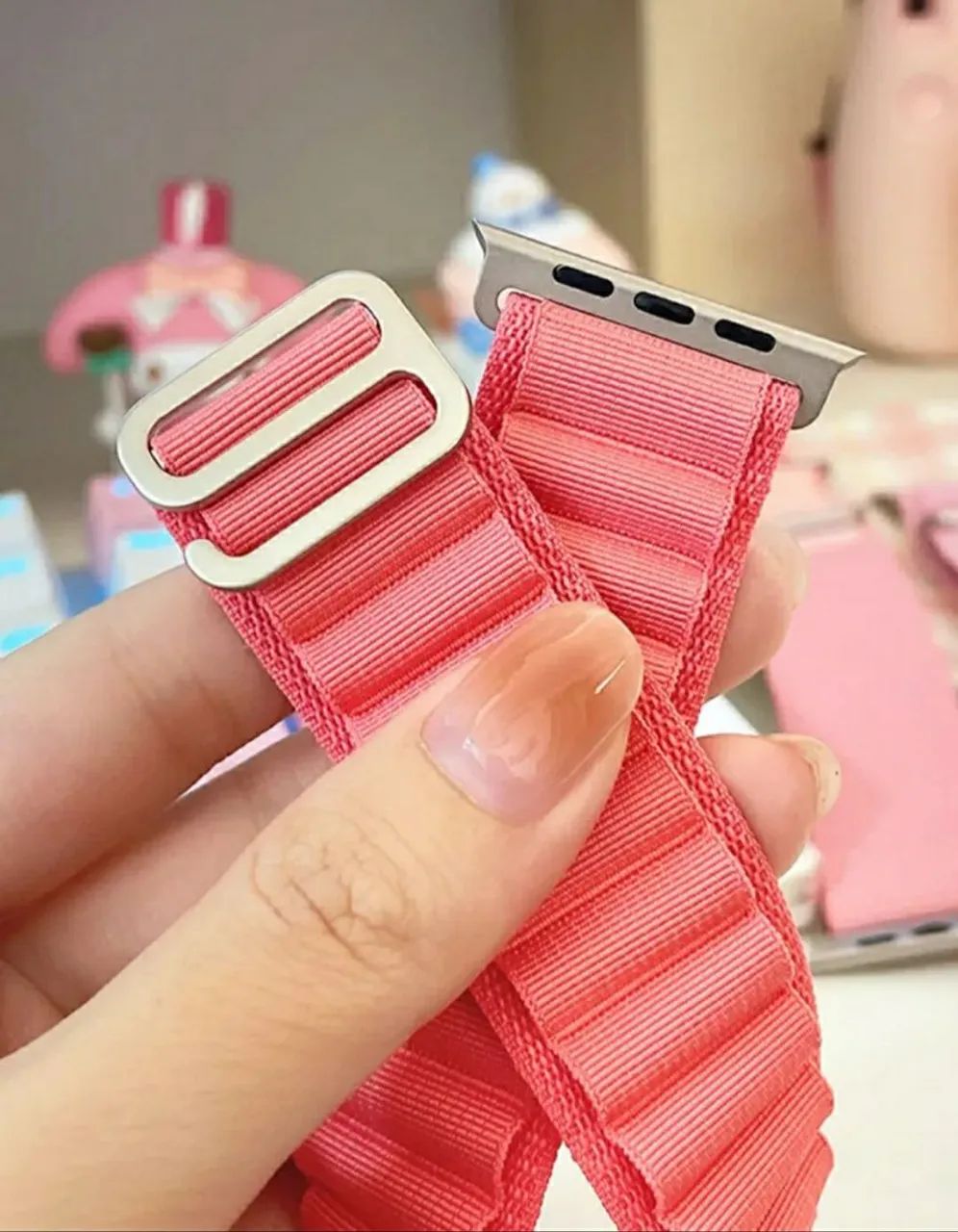 Pulseira Alpino Loop Compatível com APPLE WATCH, linha ULTRA e linha IWO. Várias Cores - Foto 5