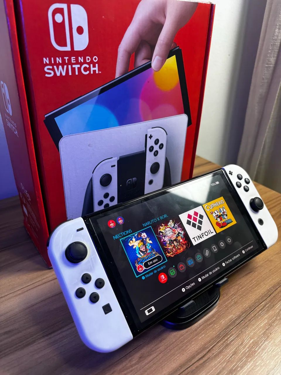 Nintendo Switch OLED - Desbloqueado - Foto 2