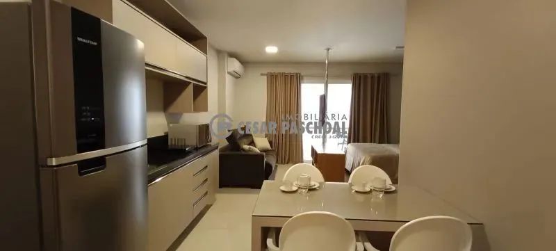 Apartamento Padrão Bosque das Juritis 1 dormitório com armário sala com painel tv sacada c - Foto 2