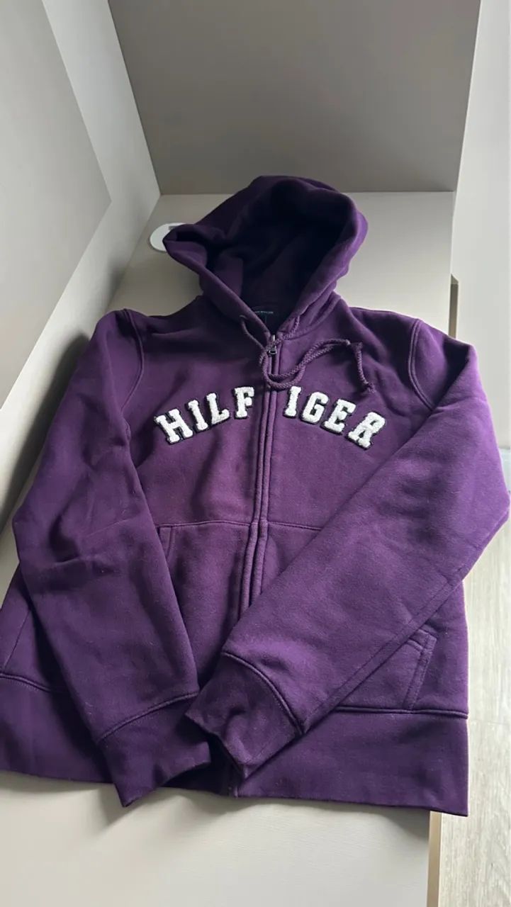 Casaco com Capuz Tommy Hilfiger Roxo - Foto 3