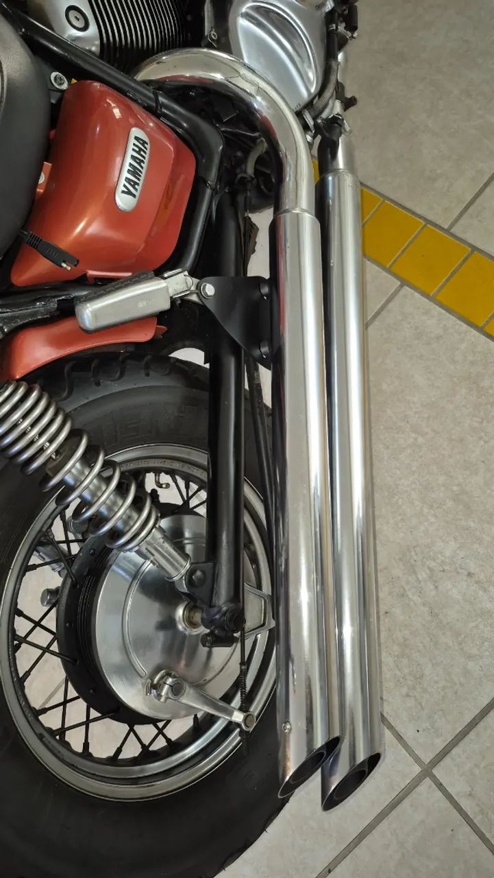 Yamaha Virago 535 com acessórios. - Foto 11