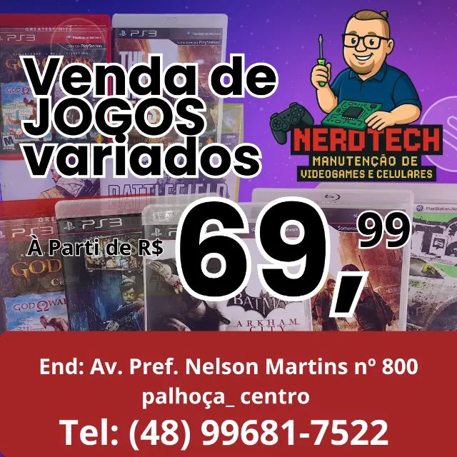 REPARO EXPRESSO DE CONTROLES | NerdTech Palhoça - Foto 5