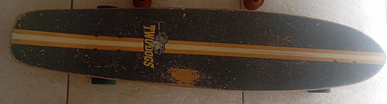 Skate Two Dogs, longboard 