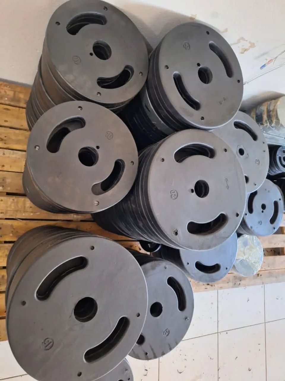 Anilhas injetadas olímpicas novas 