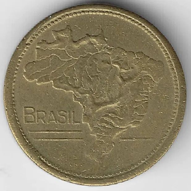 Moeda Colecionável Antiga 1 Cruzeiro Anômala com Rotação de Cunho Anverso Esquerdo (1946) - Foto 2