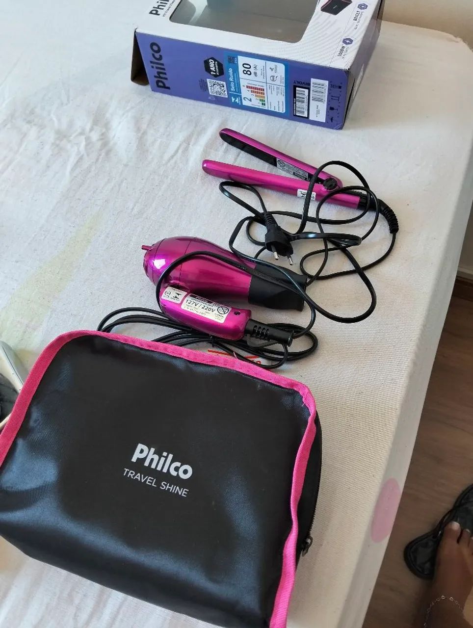 Vendo mini  prancha e secador da philco - Foto 4