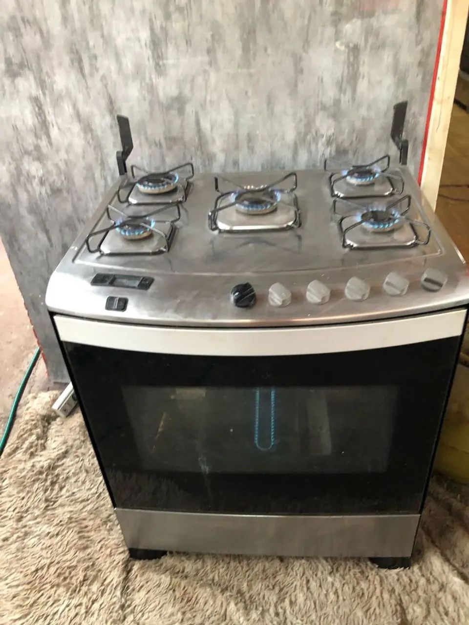 Fogão Brastemp 5 bocas automático 