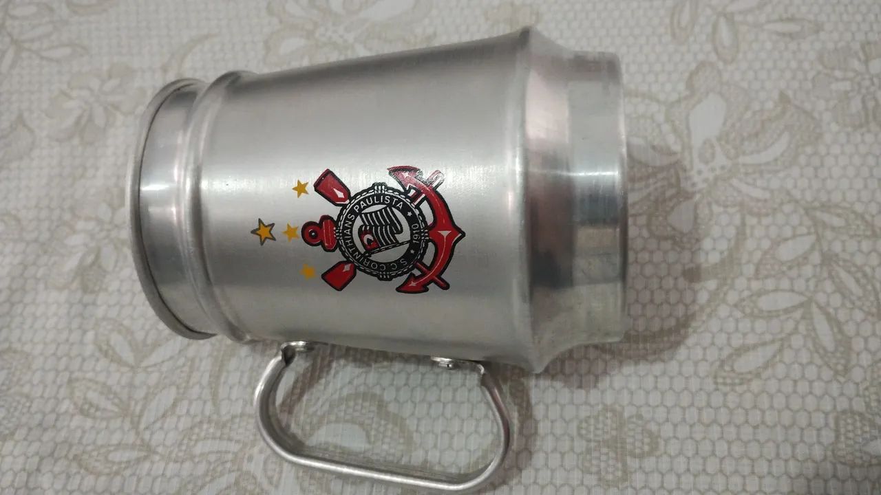 Caneca do Corinthians em alumínio  - Foto 2