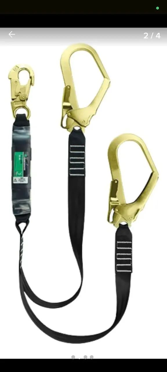 Double Lanyard with Energy Absorber
