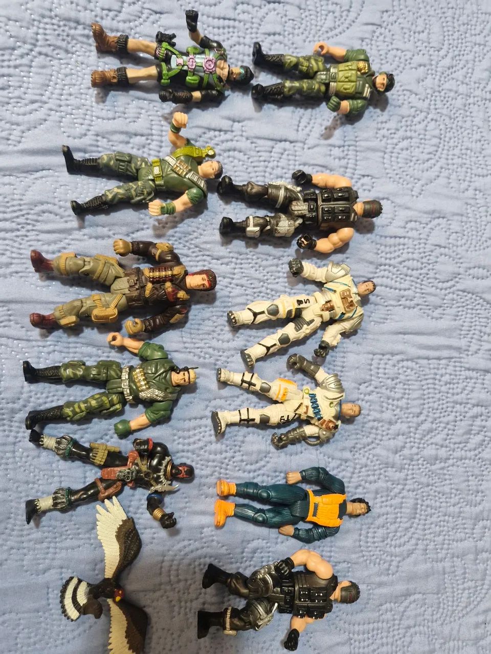 Coleção de Action Figures - Militares - 12 Peças