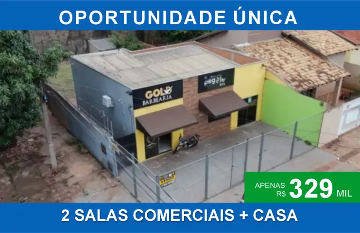 Oportunidade no Piratininga - 2 Salões Comerciais + Casa nos Fundos!
