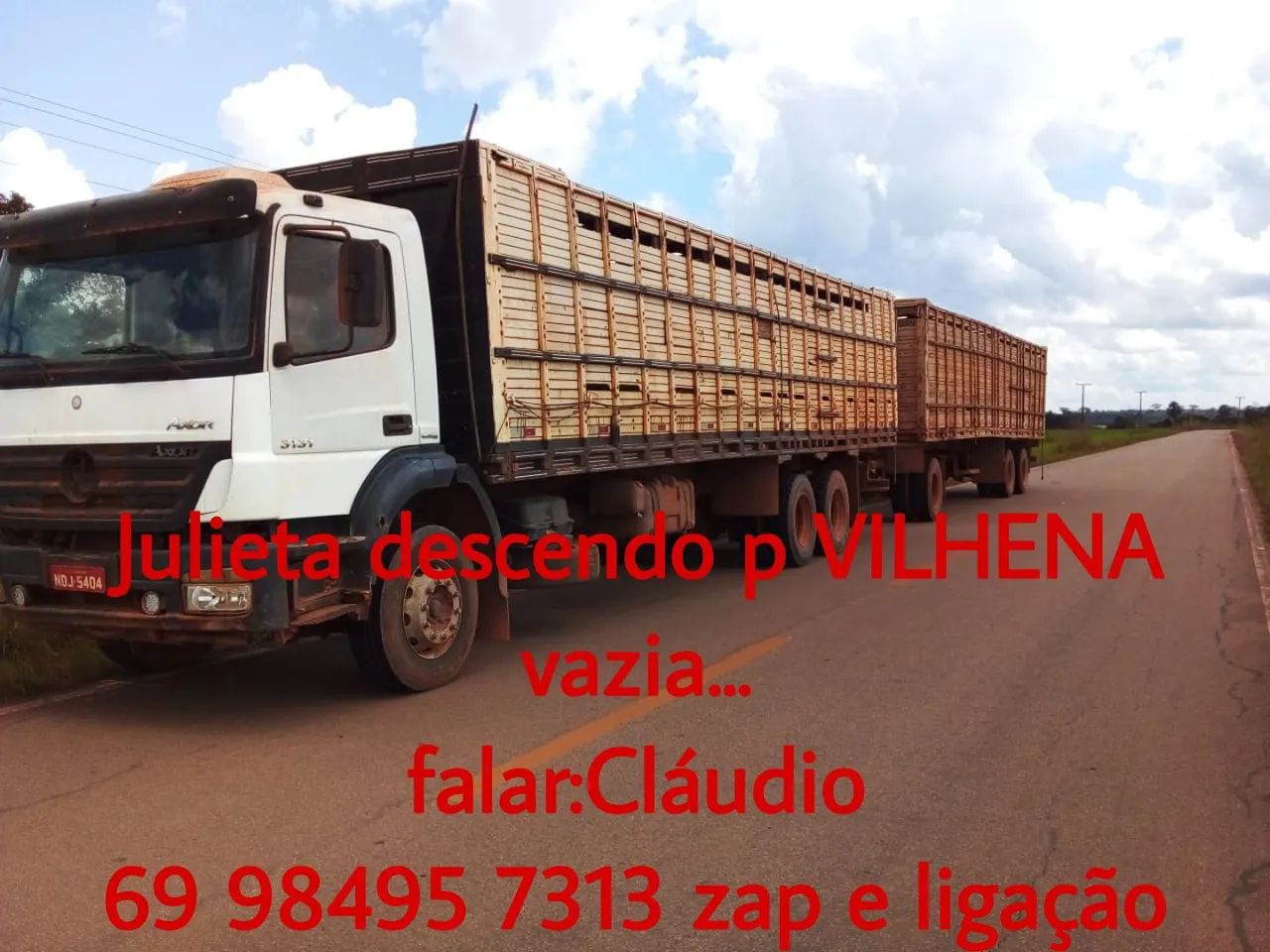 Caminhão Julieta Mercedes-Benz 2831