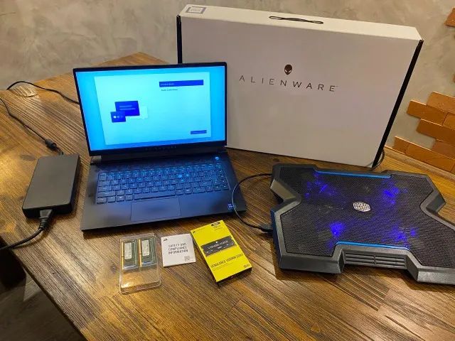 Notebook Gamer Alienware M15 R6, RTX 3070, 32gb RAM + brindes - Foto 2