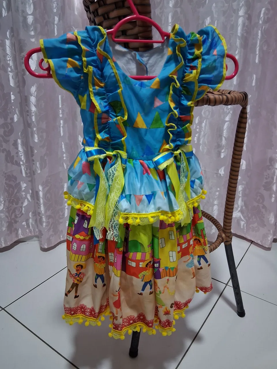 Vestido Festa Junina Infantil