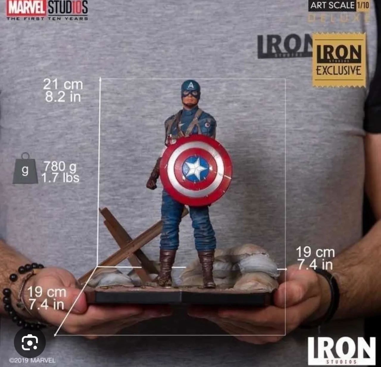 Capitão América - Iron Studios