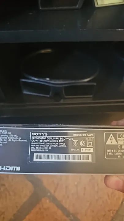 Blu-Ray Player 3D Sony BDP-S4100, Full HD, USB, HDMI, Internet Wi-Fi - Foto 2