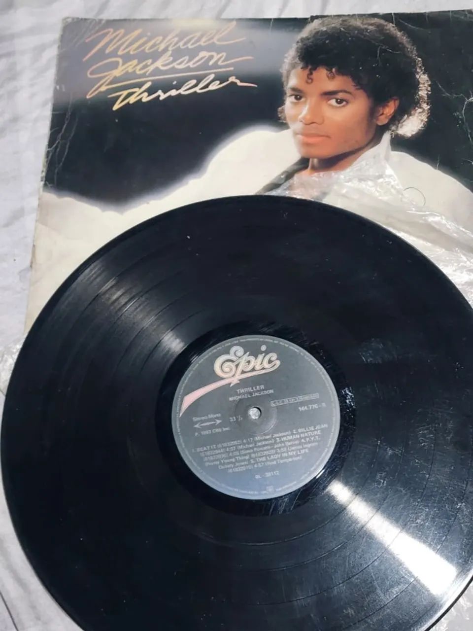 LP VINIL - MICHAEL JACKSON - THRILLER - USADO - Foto 2