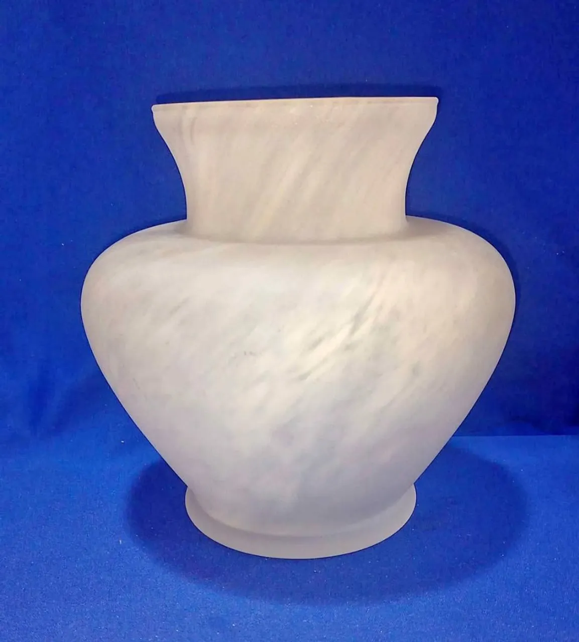 Vaso Decorativo Estilo Murano Vidro Fosco