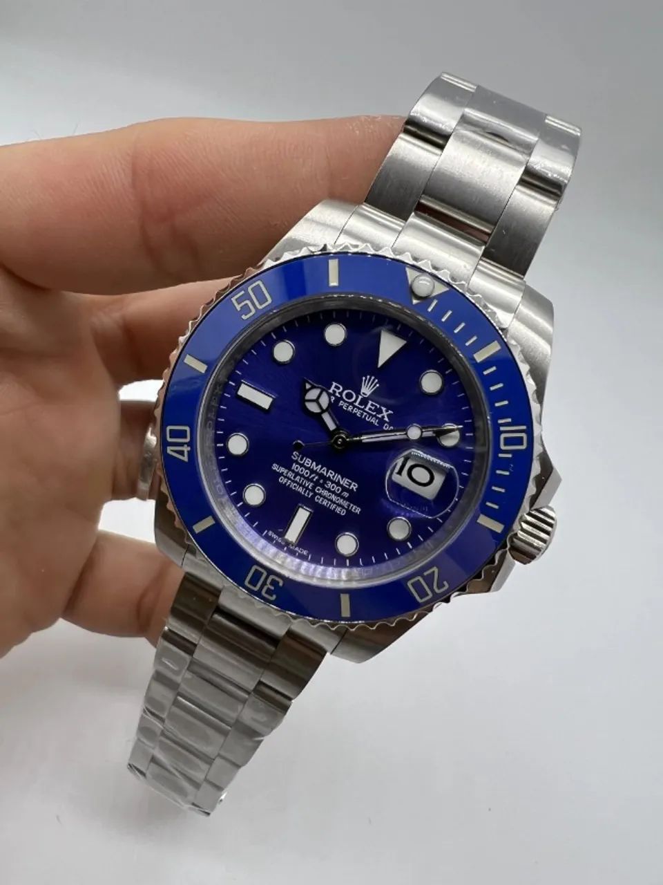 Rolex Submariner Date Azul Smurf