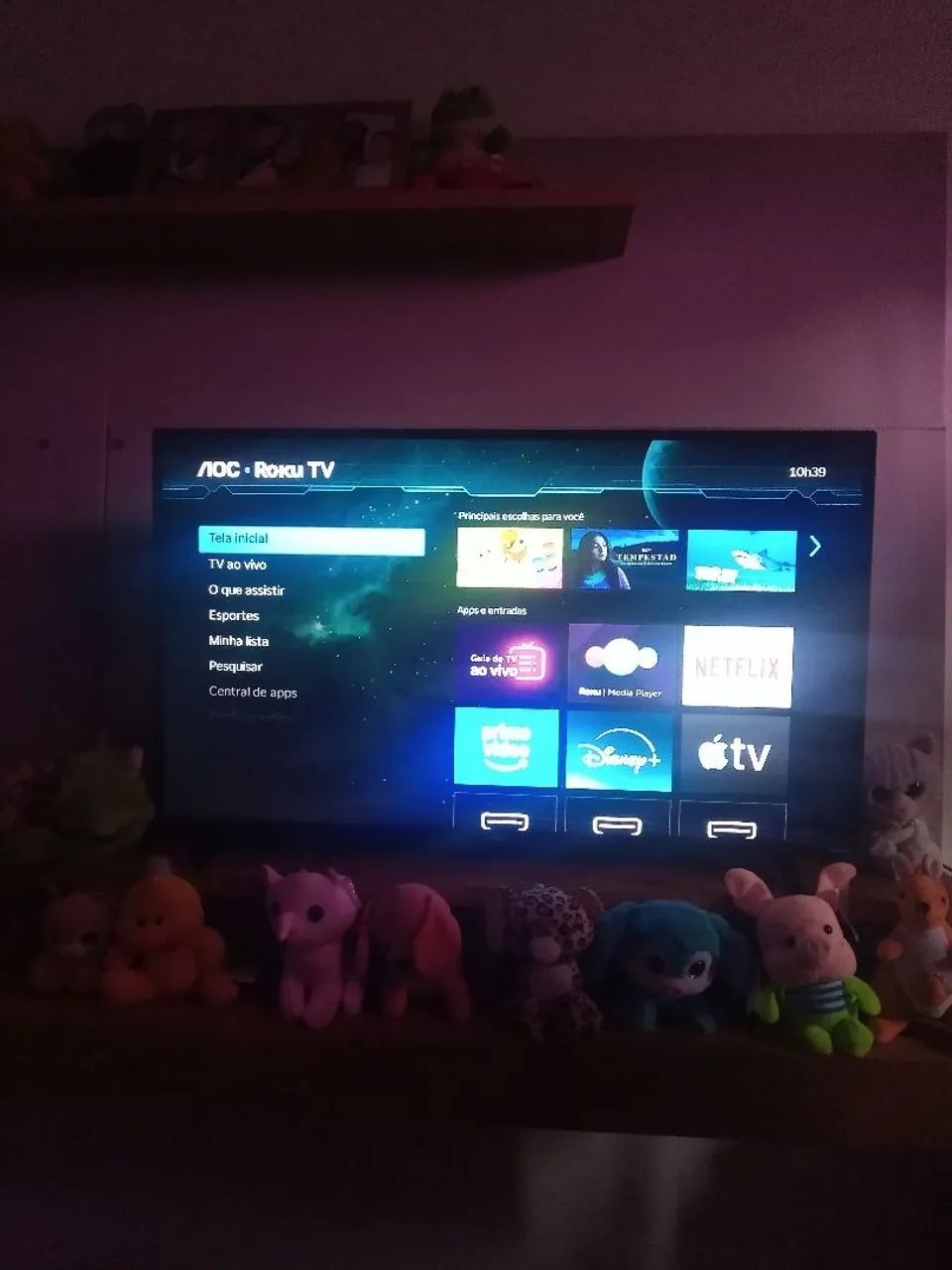 Tv roku full hd 43 polegadas semi nova - Foto 2
