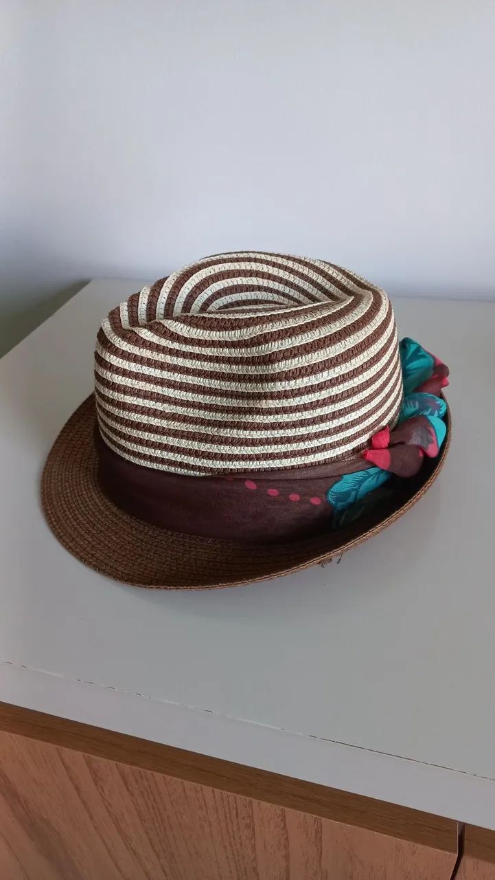 Chapéu de palha feminino - Foto 2