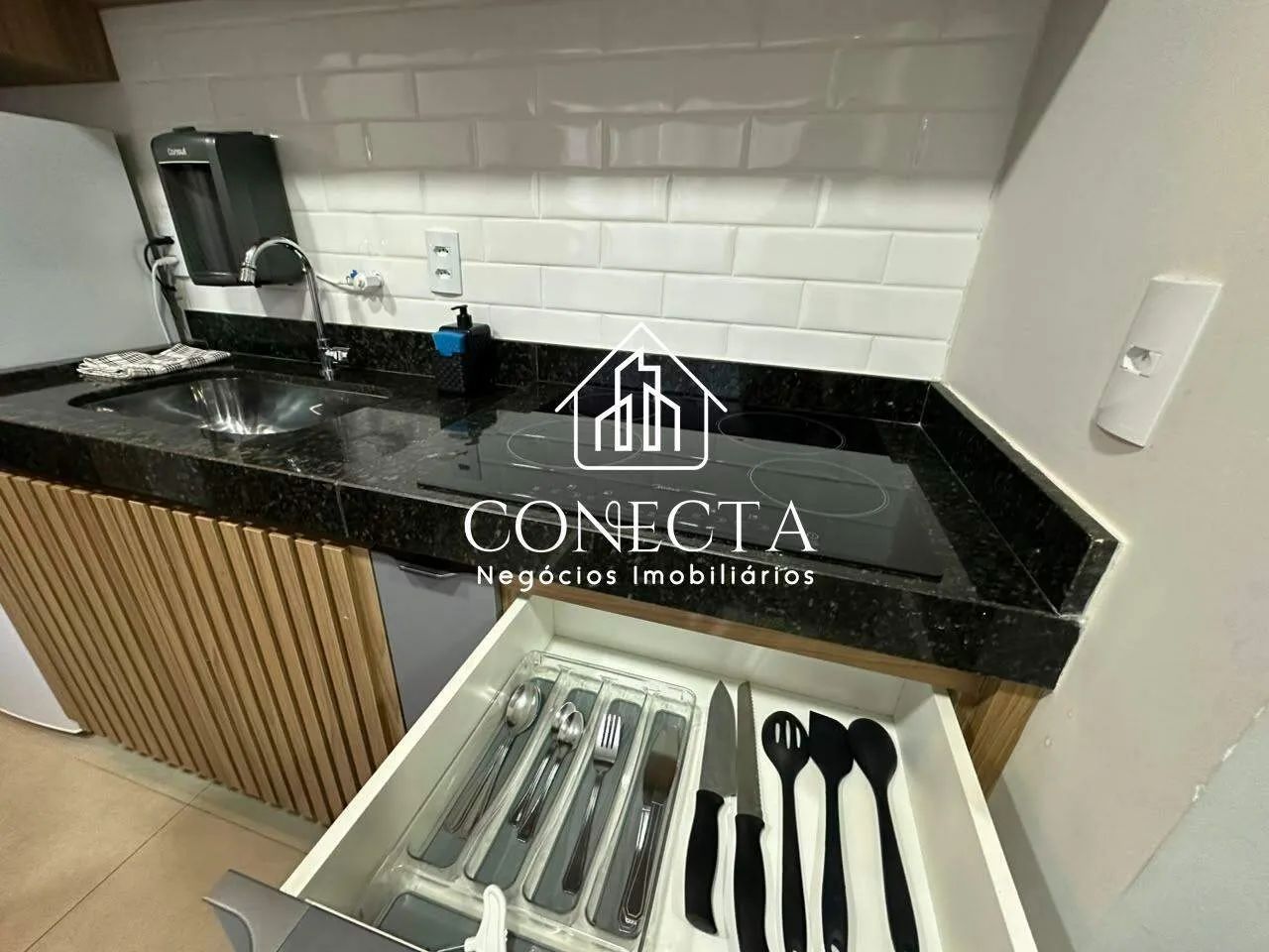 Flat mobiliado para locação com 25 m² no Santa Mônica - Foto 3