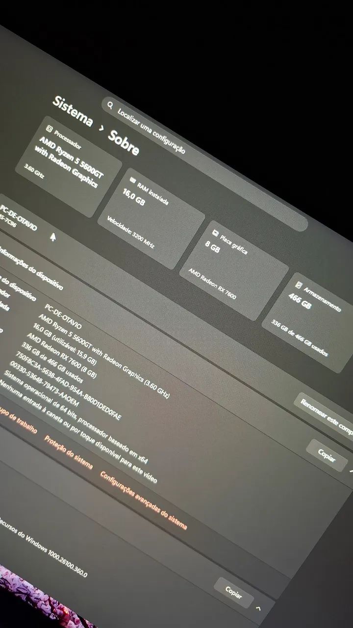 PC GAMER de ALTA PERFORMANCE (valor negociável) - Foto 5