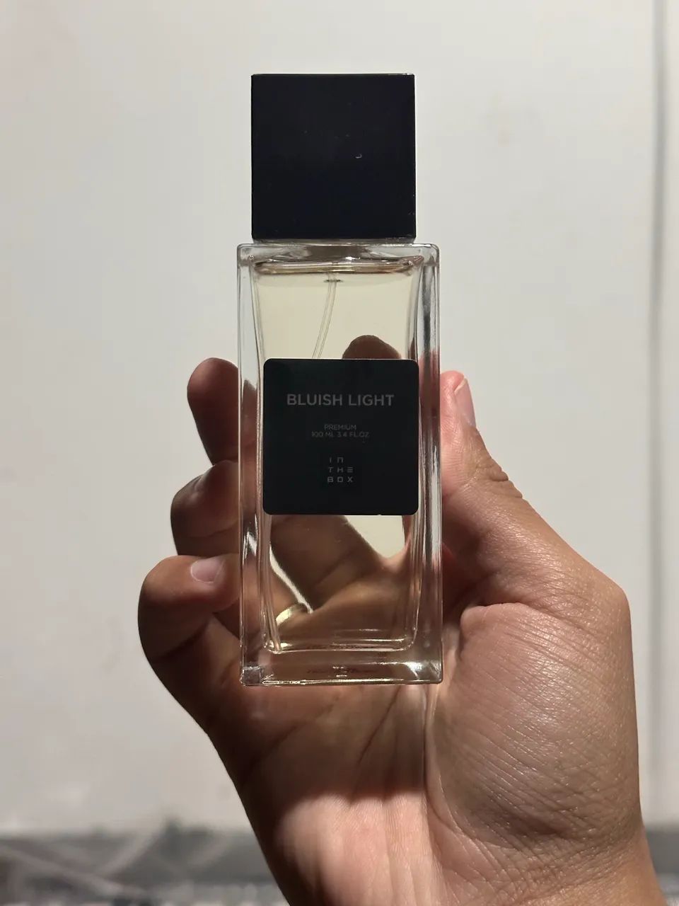 Perfume in the box bluish ligth 100ml